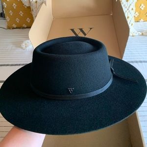 Westvon wool Celeste boater hat